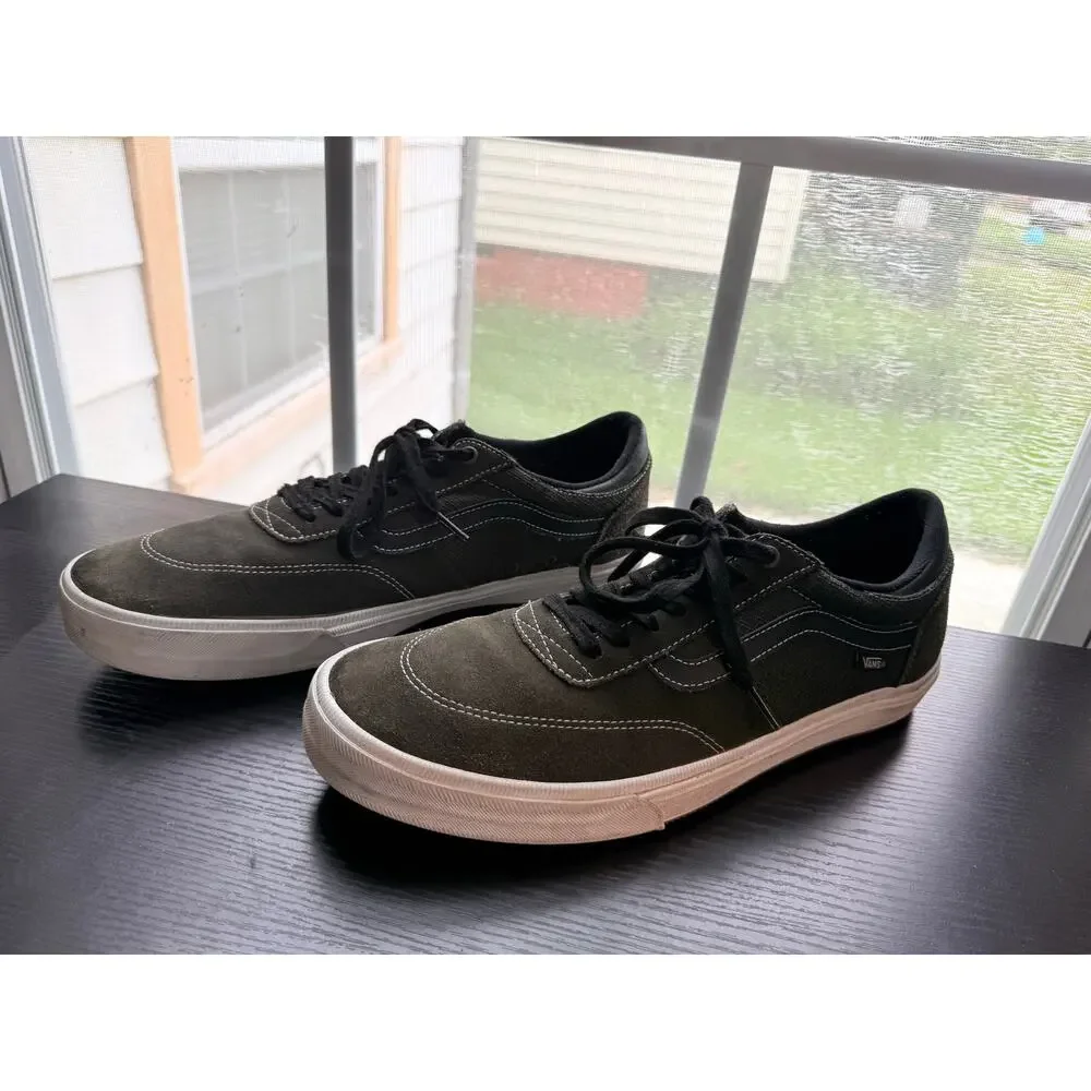 Vans Gilbert Crockett 2 Pro Skate Shoes Men’s Size 13 Olive Green Suede Canvas